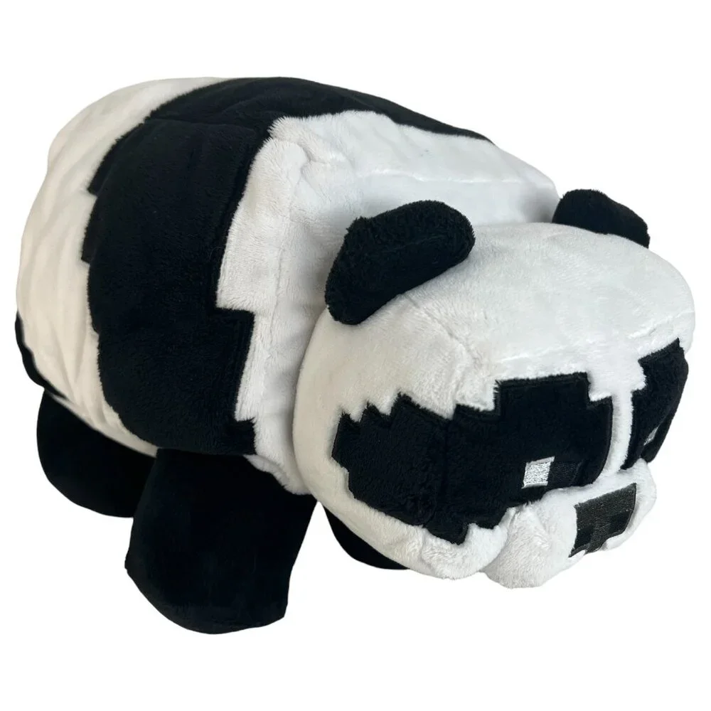 Mattel‎ Mojang Minecraft Panda Plush 13 Inch Pillow stuffed Animal Toy Pixelated